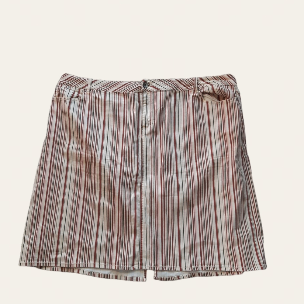 Striped Pencil Skirt